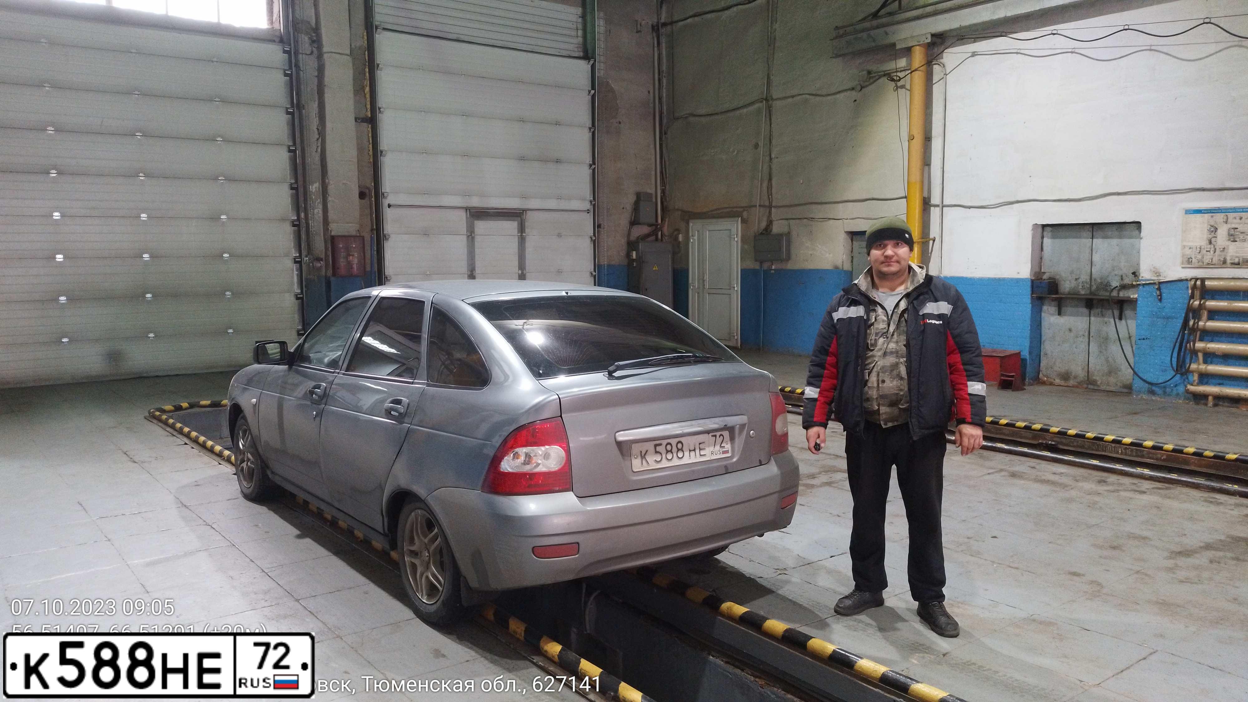 Фото автомобиля LADA PRIORA, 2008 — госномер А079НА172. Цвет: СЕРО-ЗЕЛЕНЫЙ