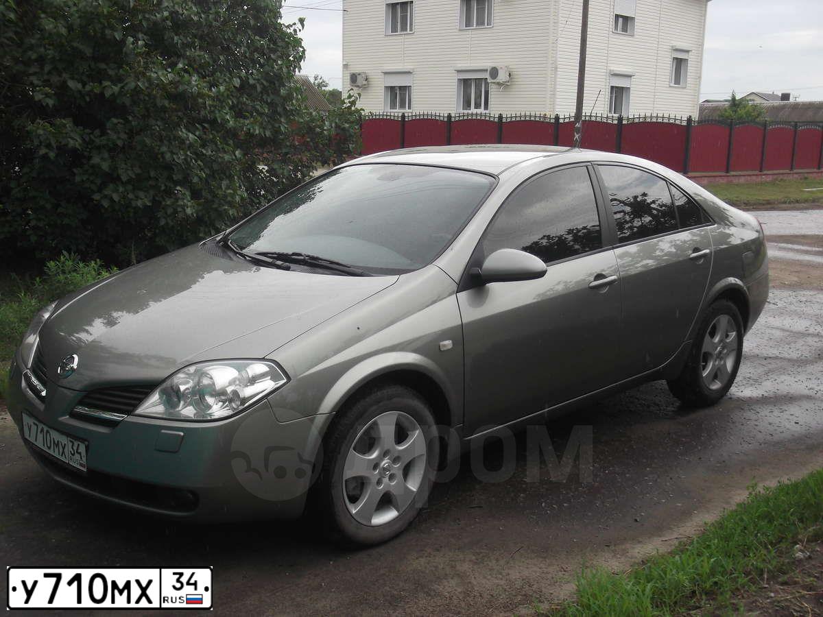 Фото автомобиля NISSAN PRIMERA, 2005 — госномер У710МХ34. Цвет: ЗЕЛЕНЫЙ