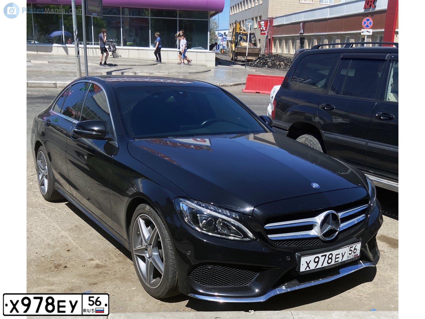 Фото автомобиля MERCEDES C-KLASSE, 2016 — госномер О683ХО159. Цвет: ЧЕРНЫЙ
