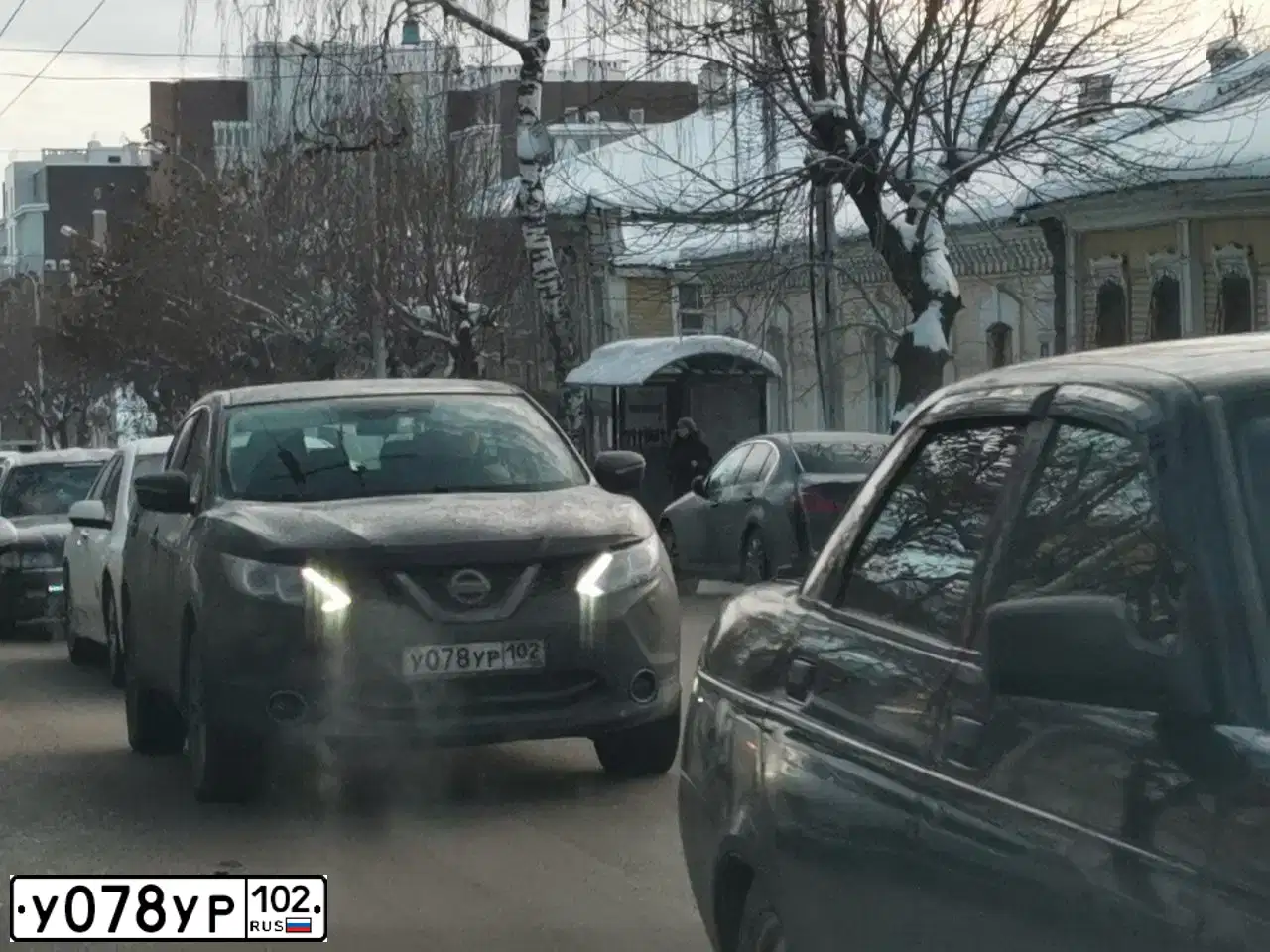 Фото автомобиля NISSAN QASHQAI, 2014 — госномер У078УР102. Цвет: БРОНЗОВЫЙ