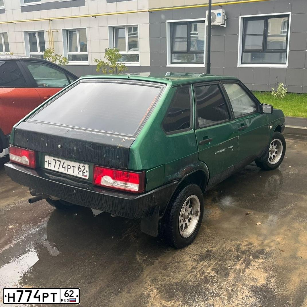 Фото автомобиля LADA 2109 SAMARA, 2000 — госномер Н774РТ62. Цвет: СЕРЕБ. ЯРКО-ЗЕЛЕНЫЙ