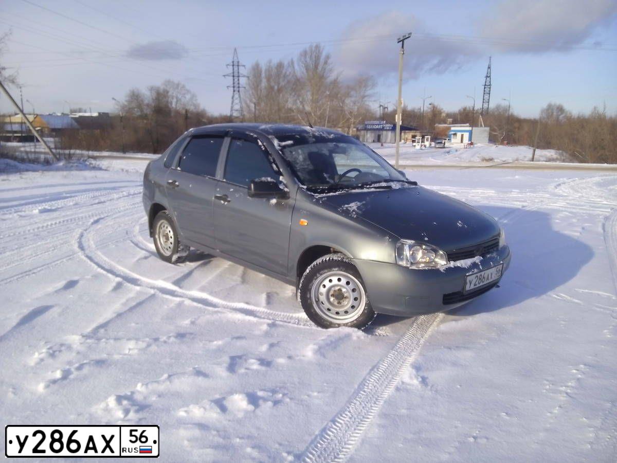 Фото автомобиля LADA 1118 KALINA, 2011 — госномер Е160КН763. Цвет: Темно-серый металлик
