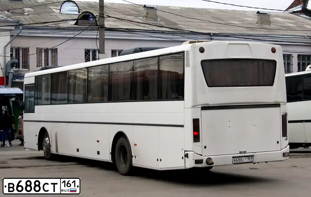 Фото автомобиля VOLVO UNSPECIFIED BUS, 1979 — госномер В688СТ161. Цвет: Белый