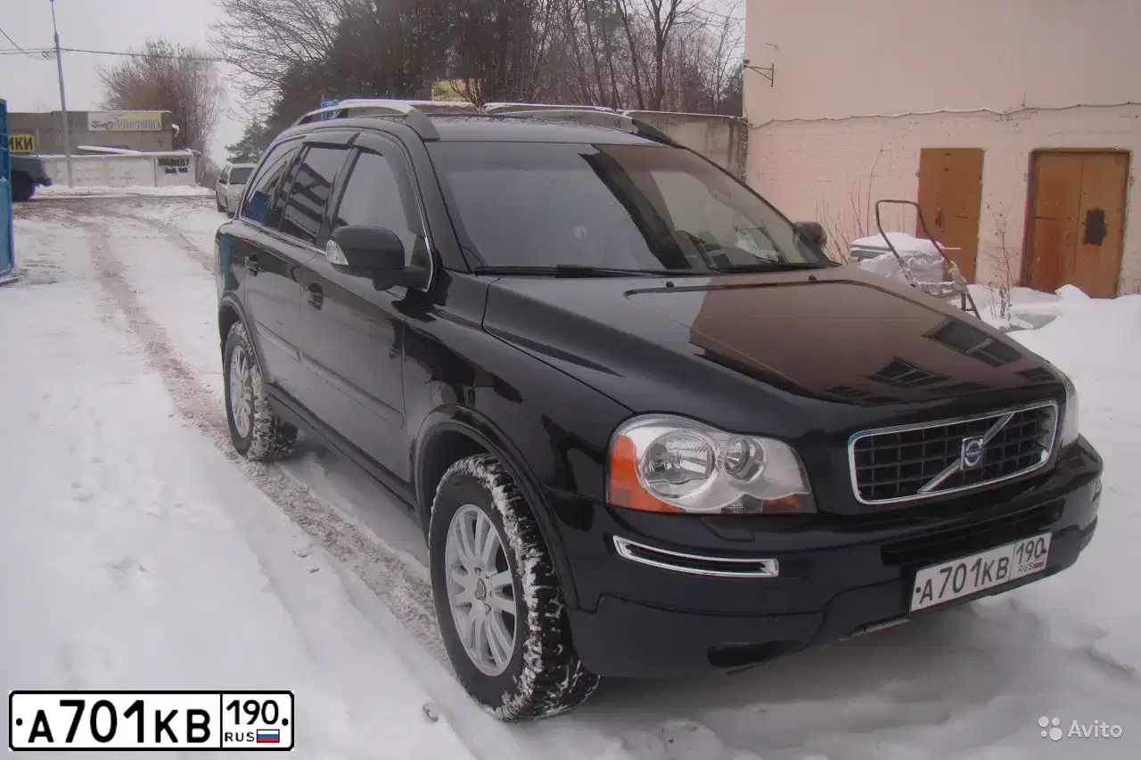 Фото автомобиля VOLVO XC90, 2007 — госномер А701КВ190. Цвет: ЧЕРНЫЙ
