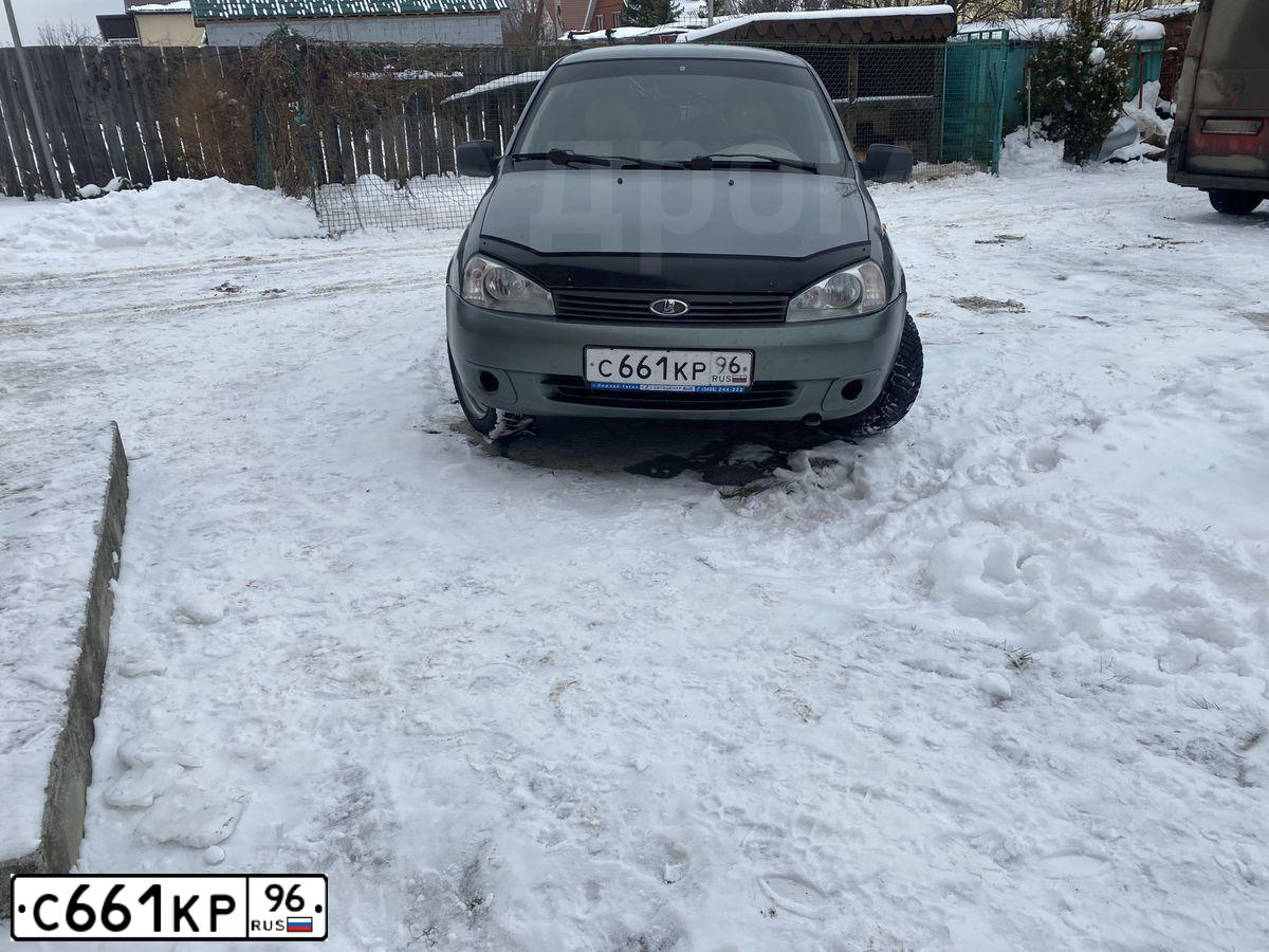 Фото автомобиля LADA 1117 KALINA, 2011 — госномер Х962КН196. Цвет: Темно-серый металлик