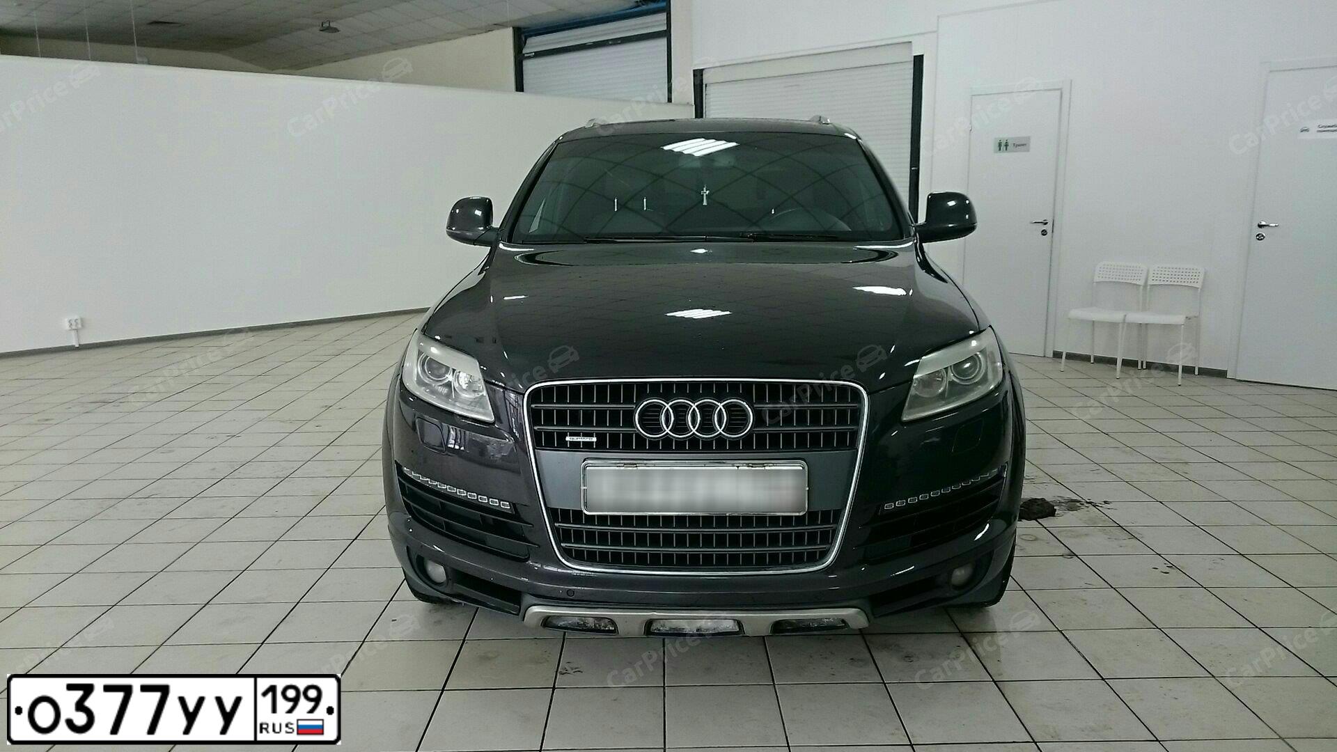Фото автомобиля AUDI Q7, 2006 — госномер К375НТ193. Цвет: ТЕМНО-СЕРЫЙ
