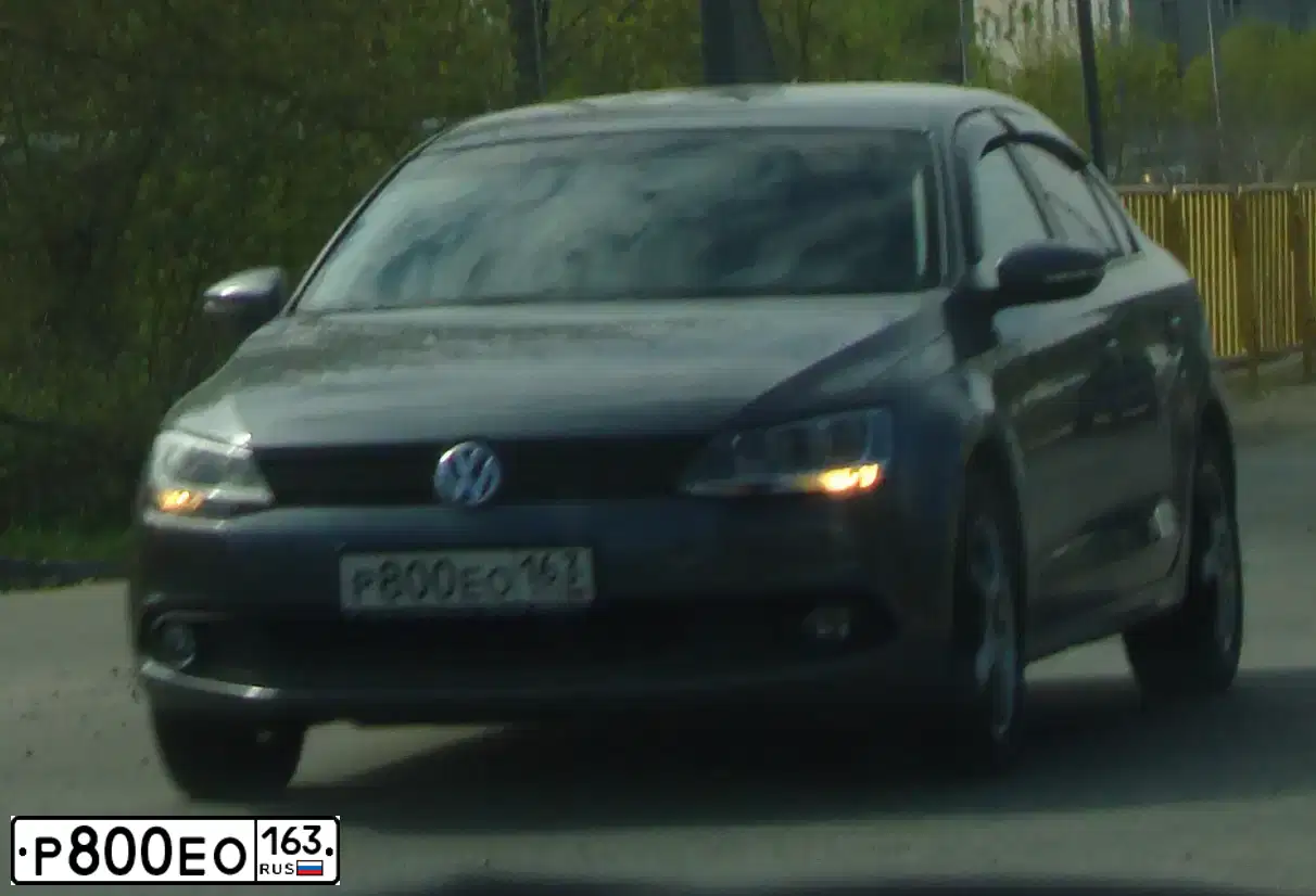 Фото автомобиля VOLKSWAGEN JETTA, 2011 — госномер Р800ЕО163. Цвет: ТЕМНО-СЕРЫЙ