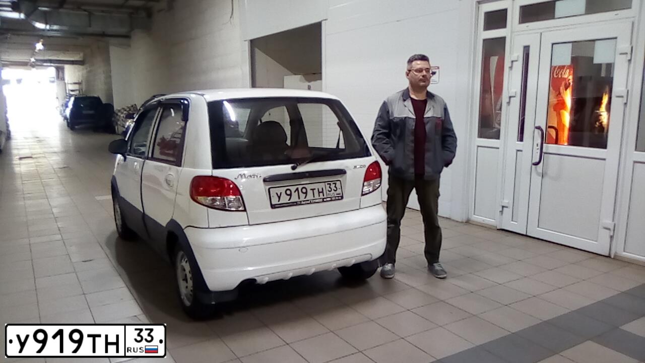 Фото автомобиля DAEWOO MATIZ, 2012 — госномер К167РТ152. Цвет: БЕЛО-ДЫМЧАТЫЙ
