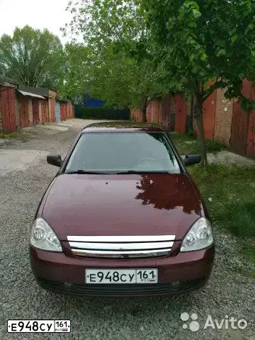 Фото автомобиля LADA 2172 PRIORA, 2009 — госномер Т683ЕО05. Цвет: ТЕМНО-ВИШНЕВЫЙ