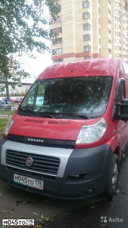Фото автомобиля FIAT DUCATO, 2012 — госномер У229УМ777. Цвет: Красный