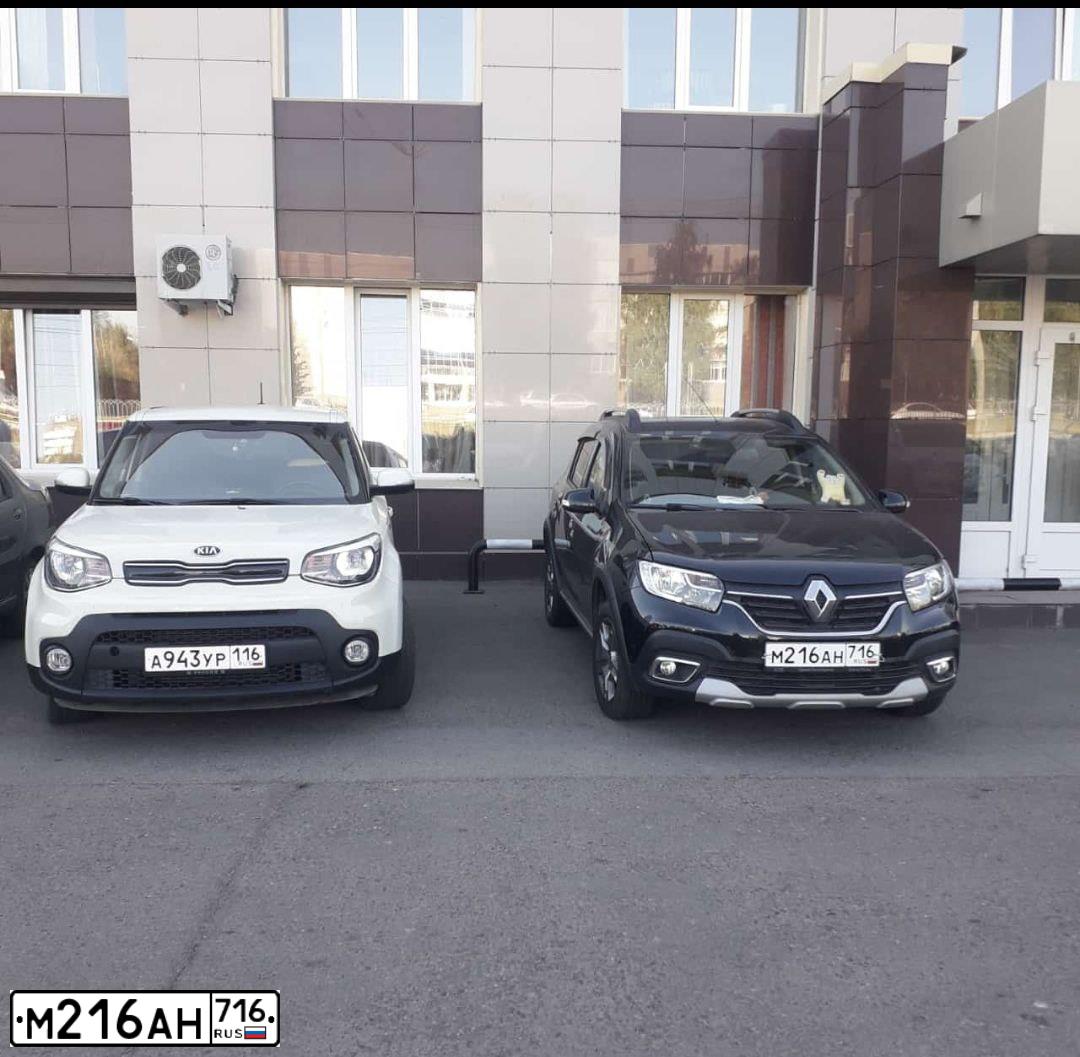 Фото автомобиля RENAULT SANDERO — госномер М216АН716