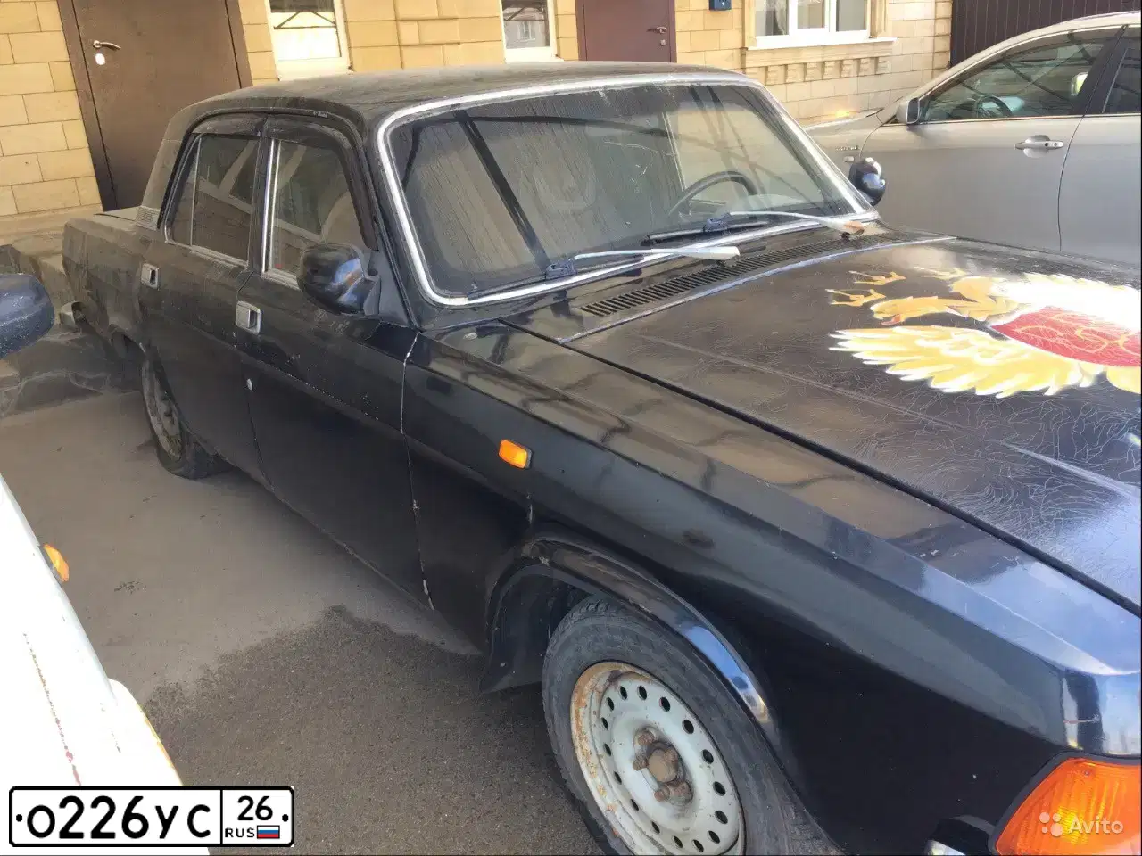 Фото автомобиля ГАЗ3102, 1996 — госномер К007АА86. Цвет: ЧЕРНЫЙ