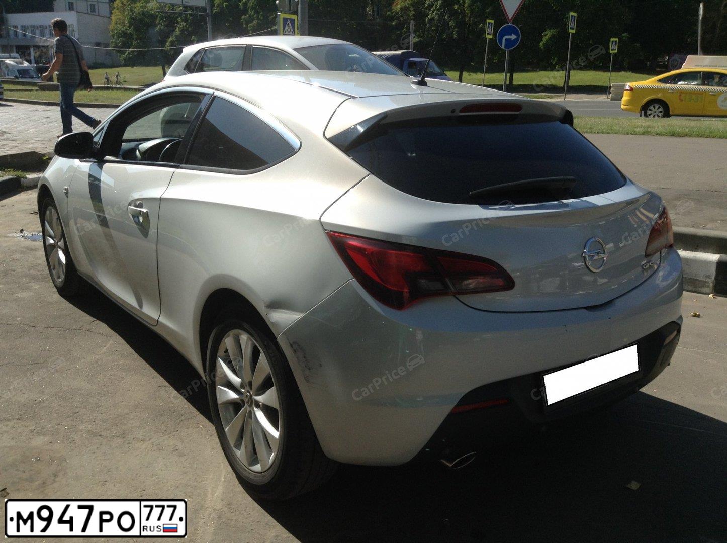 Фото автомобиля OPEL ASTRA, 2012 — госномер У750МС716