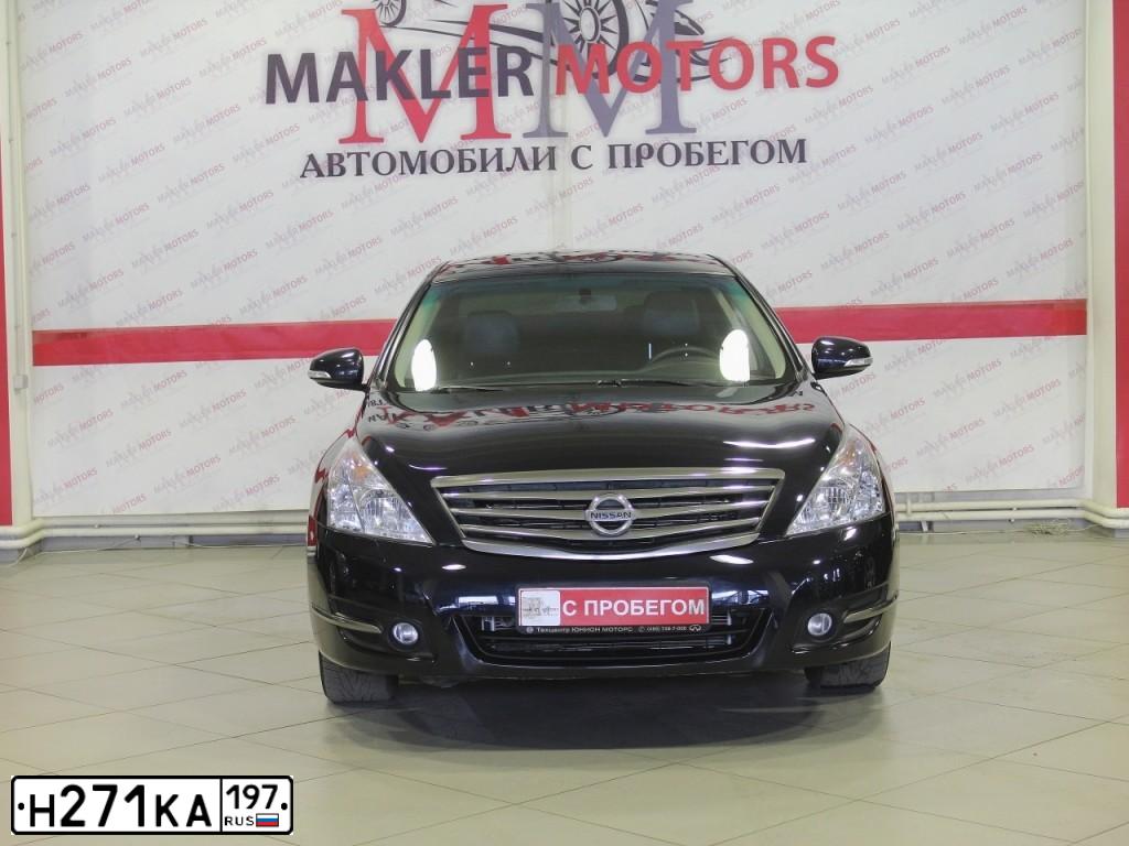 Фото автомобиля NISSAN TEANA, 2010 — госномер О542МК799. Цвет: ЧЕРНЫЙ