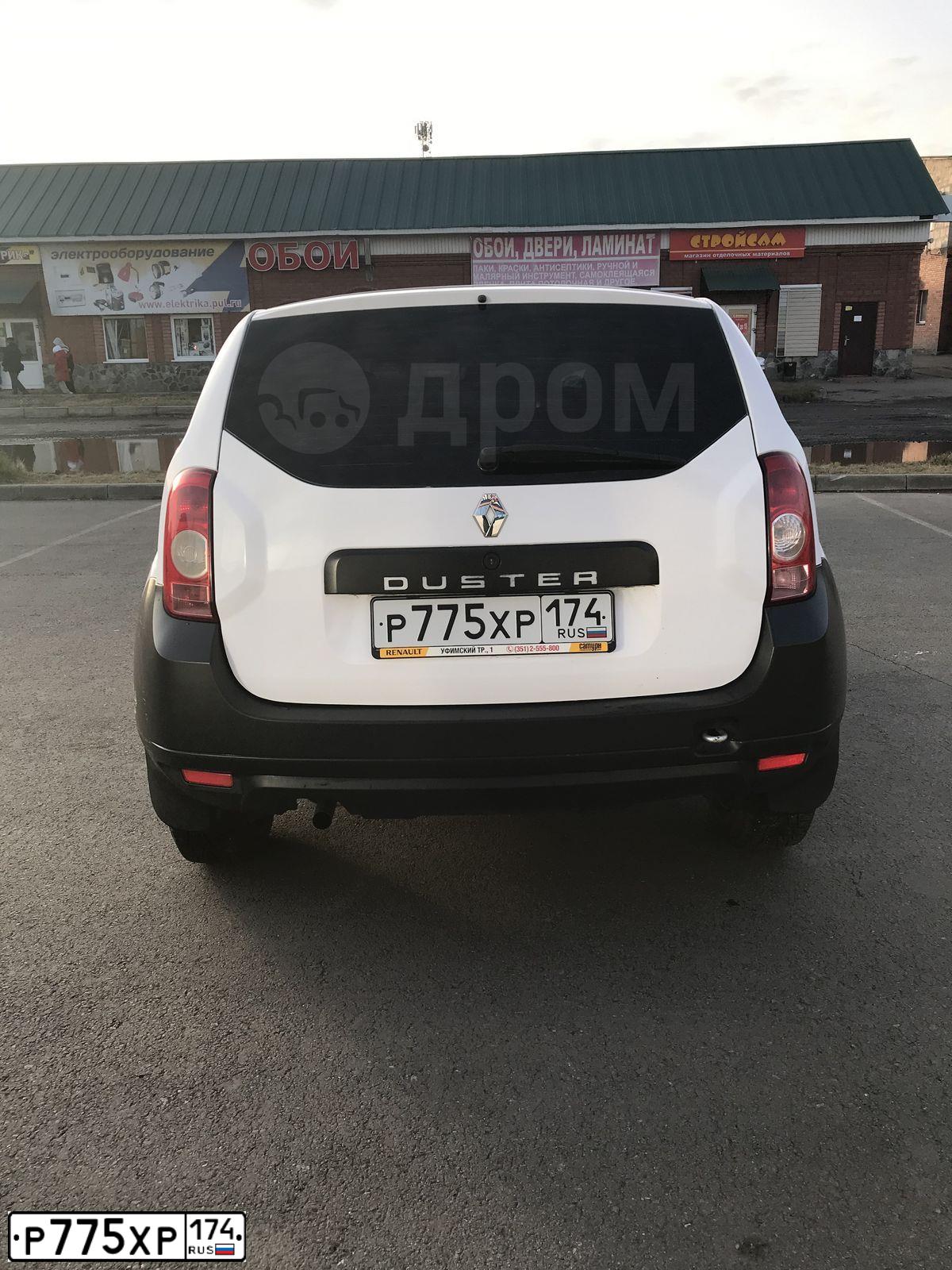 Фото автомобиля RENAULT DUSTER, 2013 — госномер К228РЕ186