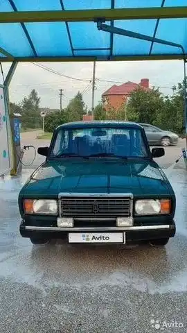 Фото автомобиля LADA 2107, 1999 — госномер А601ХЕ01. Цвет: ЗЕЛЕНЫЙ