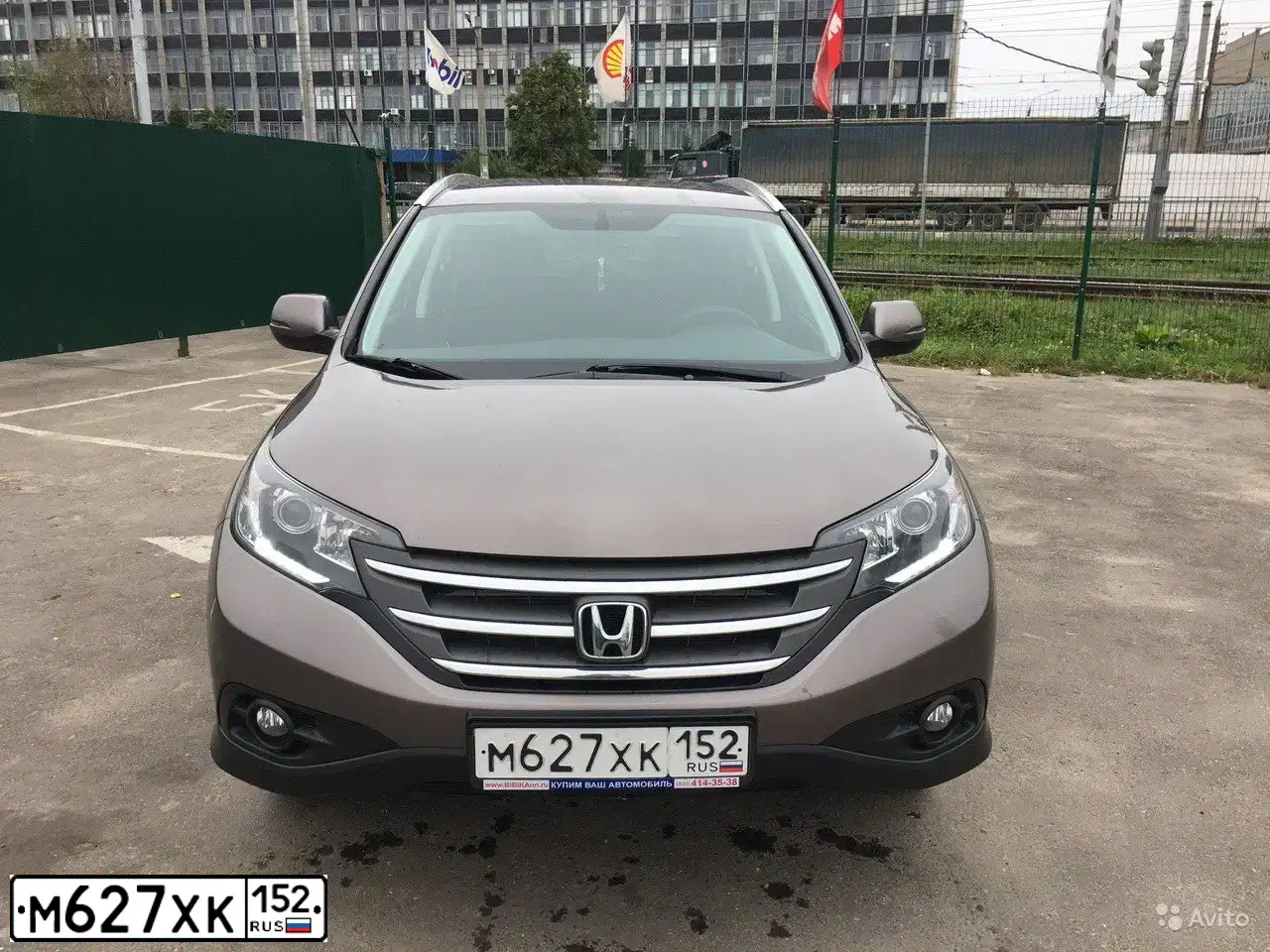 Фото автомобиля HONDA CR-V, 2013 — госномер С755ВО152. Цвет: СЕРО-КОРИЧНЕВЫЙ