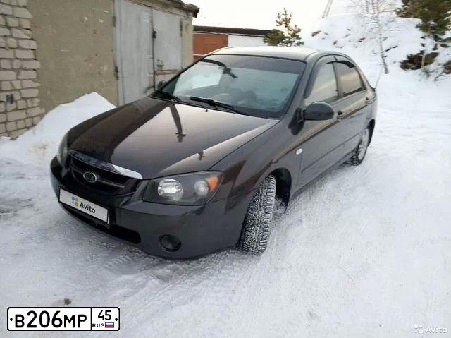 Фото автомобиля KIA CERATO, 2006 — госномер А854МР172. Цвет: СЕРО-КОРИЧНЕВЫЙ