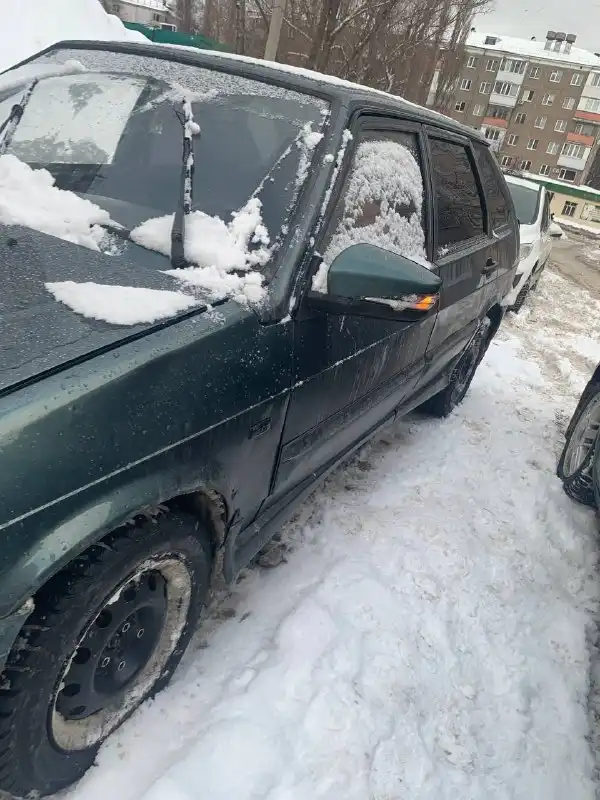 Фото автомобиля LADA 2114 SAMARA, 2007 — госномер М063АН702. Цвет: Серо-сине-зеленый