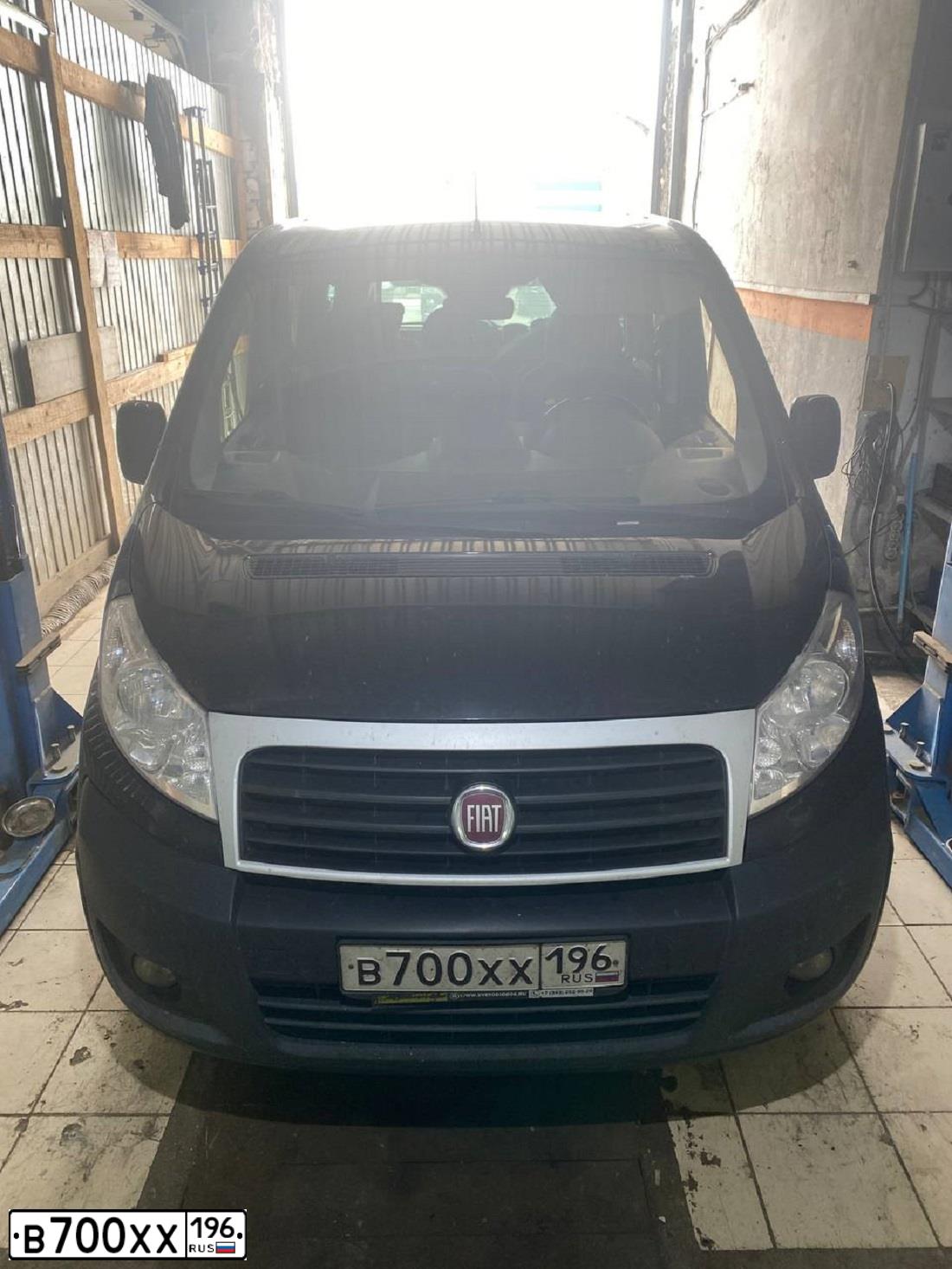 Фото автомобиля FIAT SCUDO, 2015 — госномер С626АА196. Цвет: ЧЕРНЫЙ