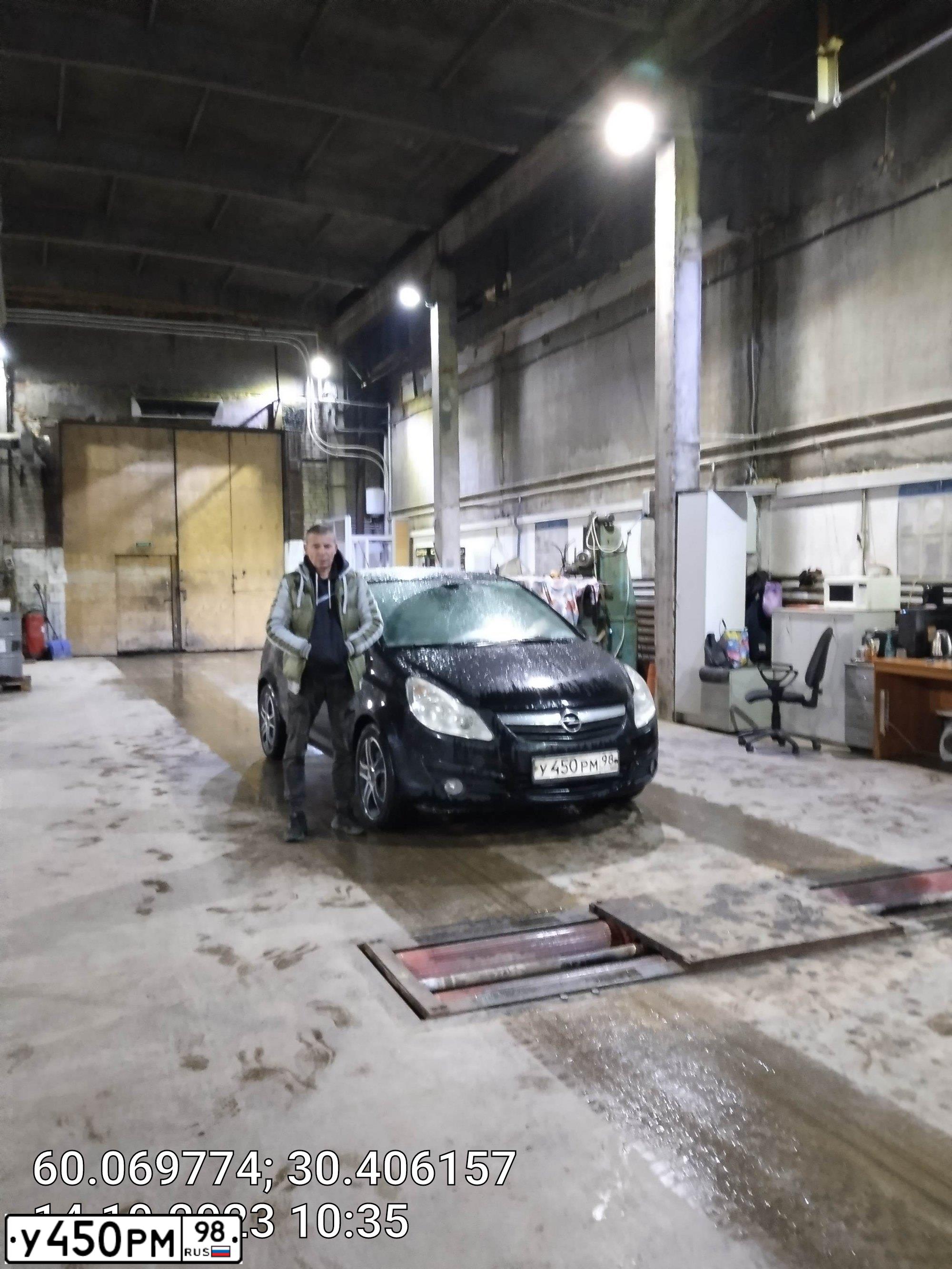 Фото автомобиля OPEL CORSA, 2008 — госномер К113КМ147. Цвет: ЧЕРНЫЙ