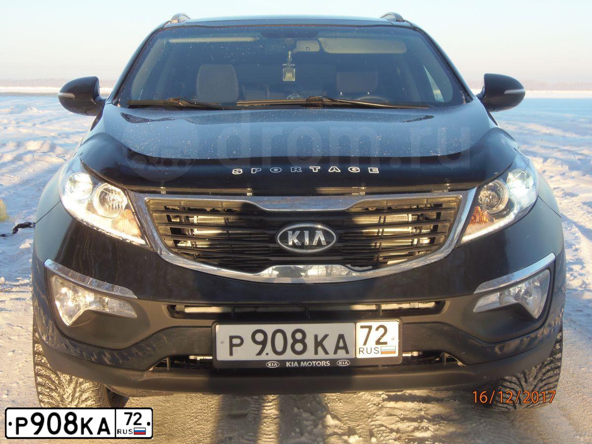 Фото автомобиля KIA SPORTAGE, 2013 — госномер А031ОТ122. Цвет: ЧЕРНЫЙ ПЕРЛАМУТР