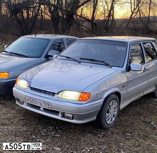 Фото автомобиля LADA 2114 SAMARA, 2006 — госномер А505ТВ159. Цвет: СВЕТЛО-СЕРЕБРИСТЫЙ МЕТАЛЛ
