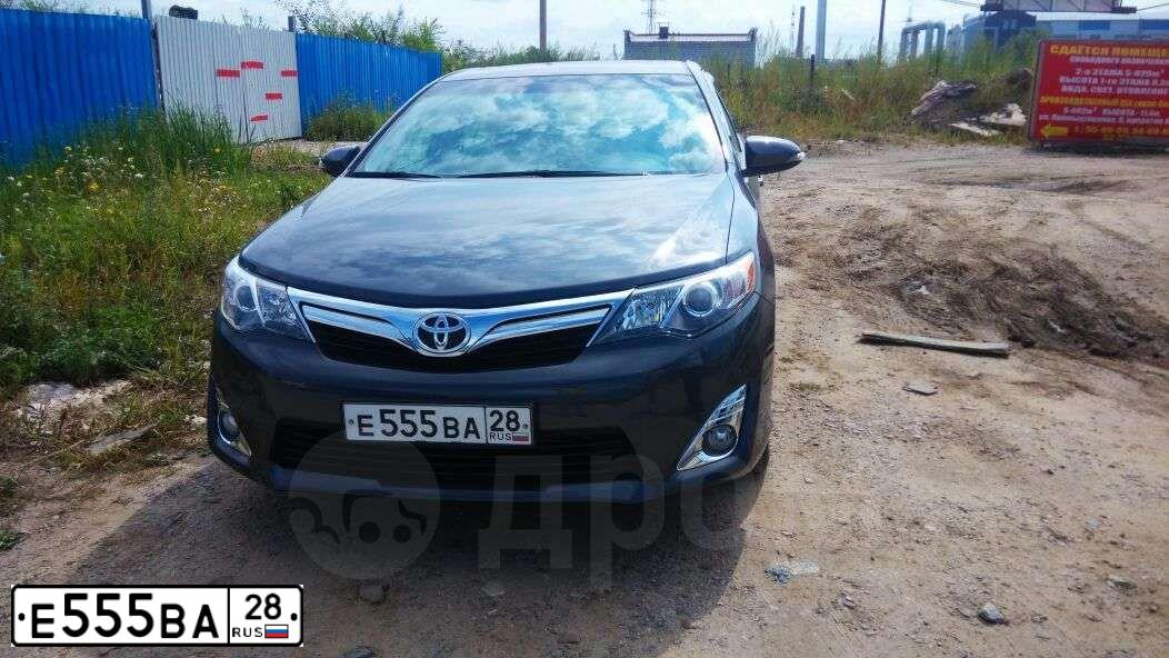 Фото автомобиля LEXUS S RX, 2012 — госномер Е555ВА28. Цвет: СЕРЫЙ