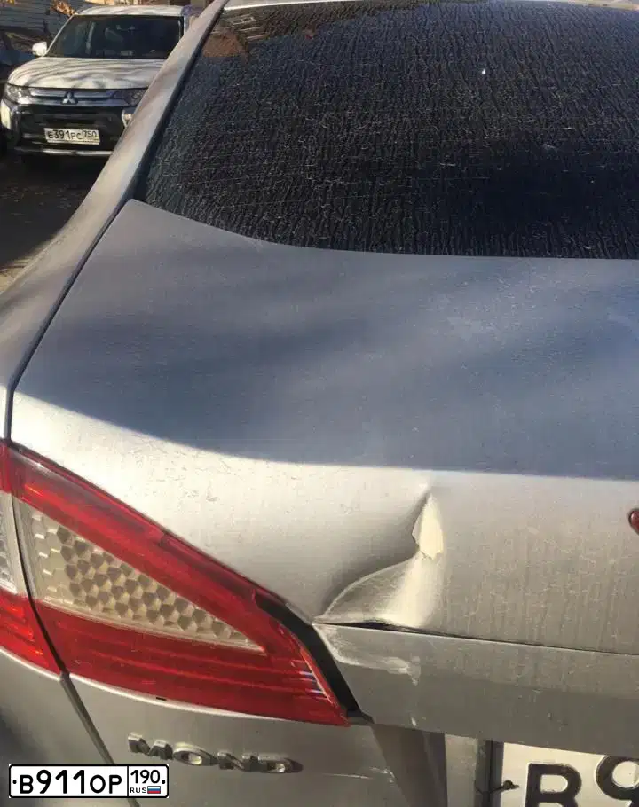 Фото автомобиля FORD MONDEO, 2008 — госномер В911ОР190. Цвет: Серебристый