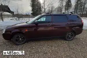 Фото автомобиля LADA 2171 PRIORA, 2011 — госномер К485ВО18. Цвет: ТЕМНО-ВИШНЕВЫЙ