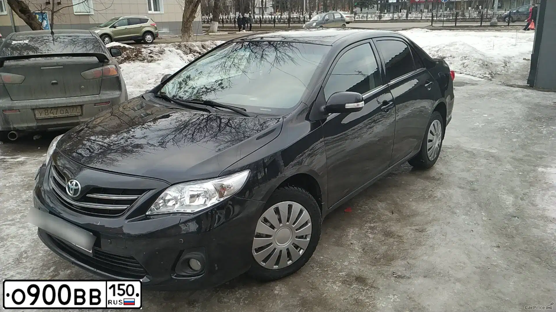 Фото автомобиля TOYOTA COROLLA, 2011 — госномер К916ТВ196. Цвет: ЧЕРНЫЙ