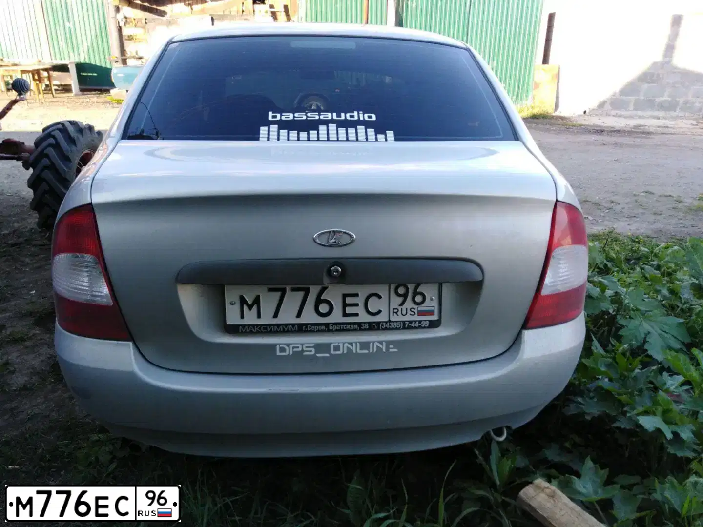 Фото автомобиля LADA 1118 KALINA, 2008 — госномер М776ЕС96. Цвет: Серебристый