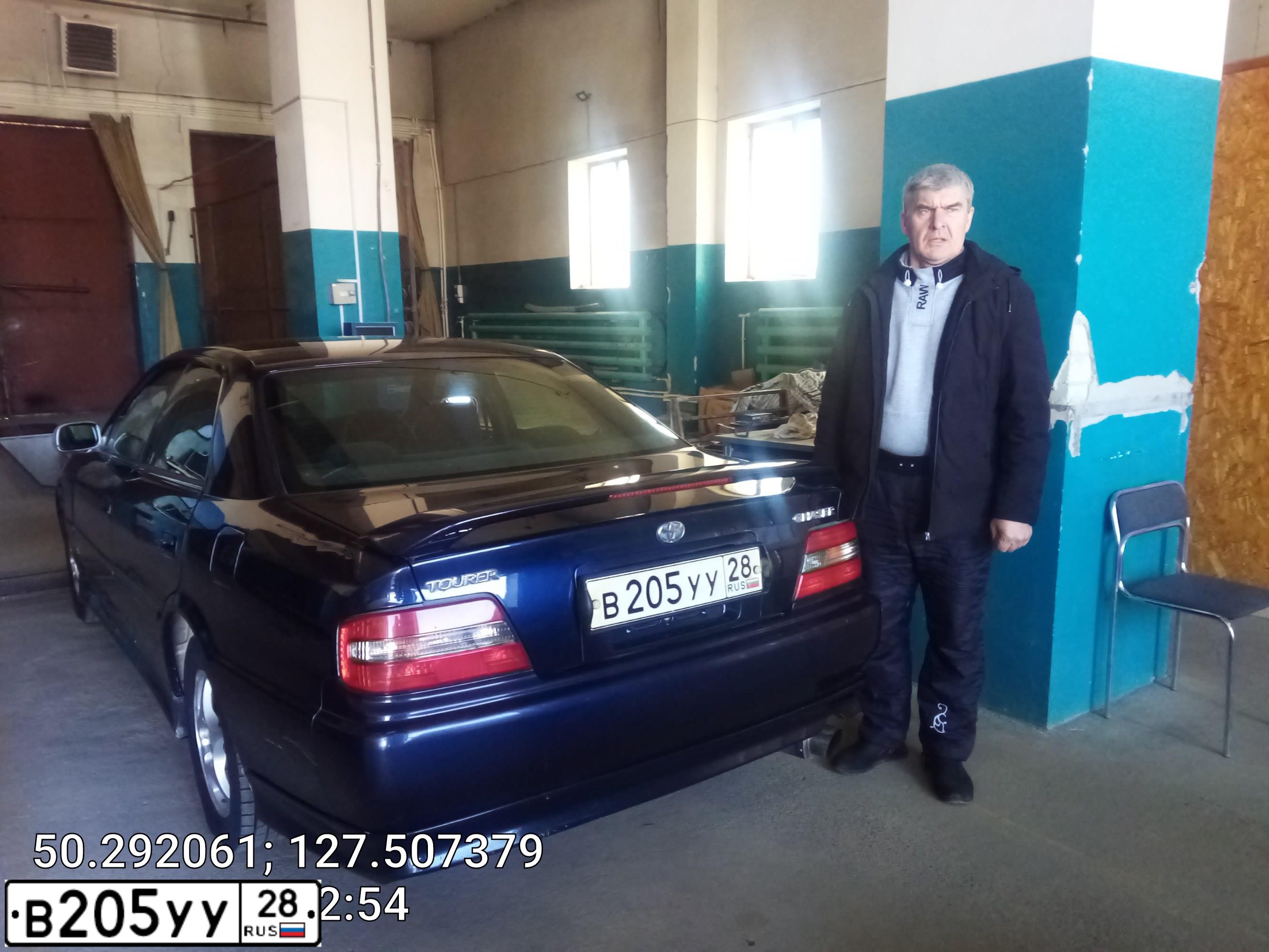 Фото автомобиля TOYOTA CHASER, 1989 — госномер В964РС01