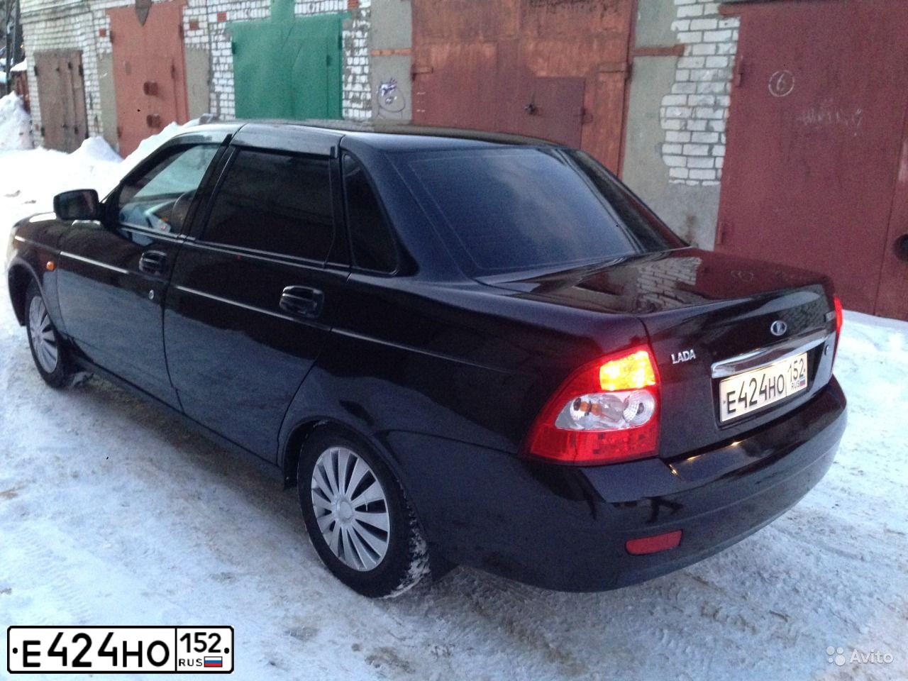 Фото автомобиля LADA 2170 PRIORA, 2011 — госномер О555ОС152. Цвет: ЧЕРНЫЙ