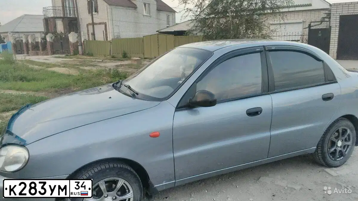 Фото автомобиля ZAZ LANOS, 2007 — госномер К283УМ34. Цвет: СЕРЕБРИСТЫЙ