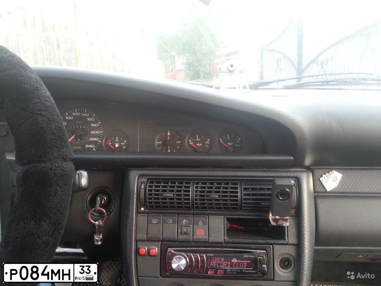 Фото автомобиля AUDI 100, 1991 — госномер Р084МН33. Цвет: Белый