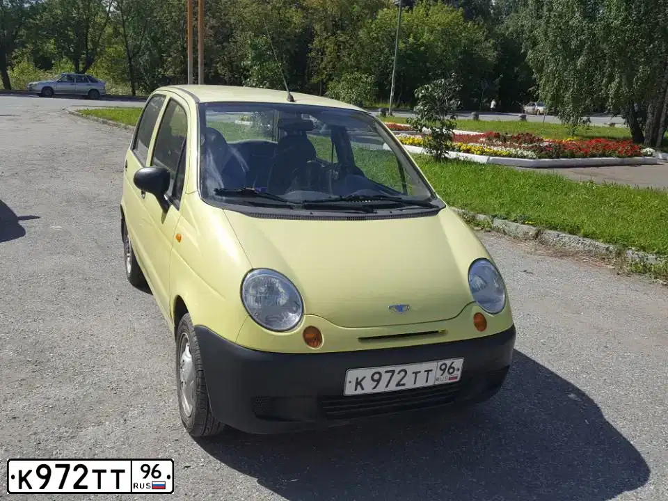 Фото автомобиля DAEWOO MATIZ, 2008 — госномер С642КВ774. Цвет: ЖЁЛТЫЙ