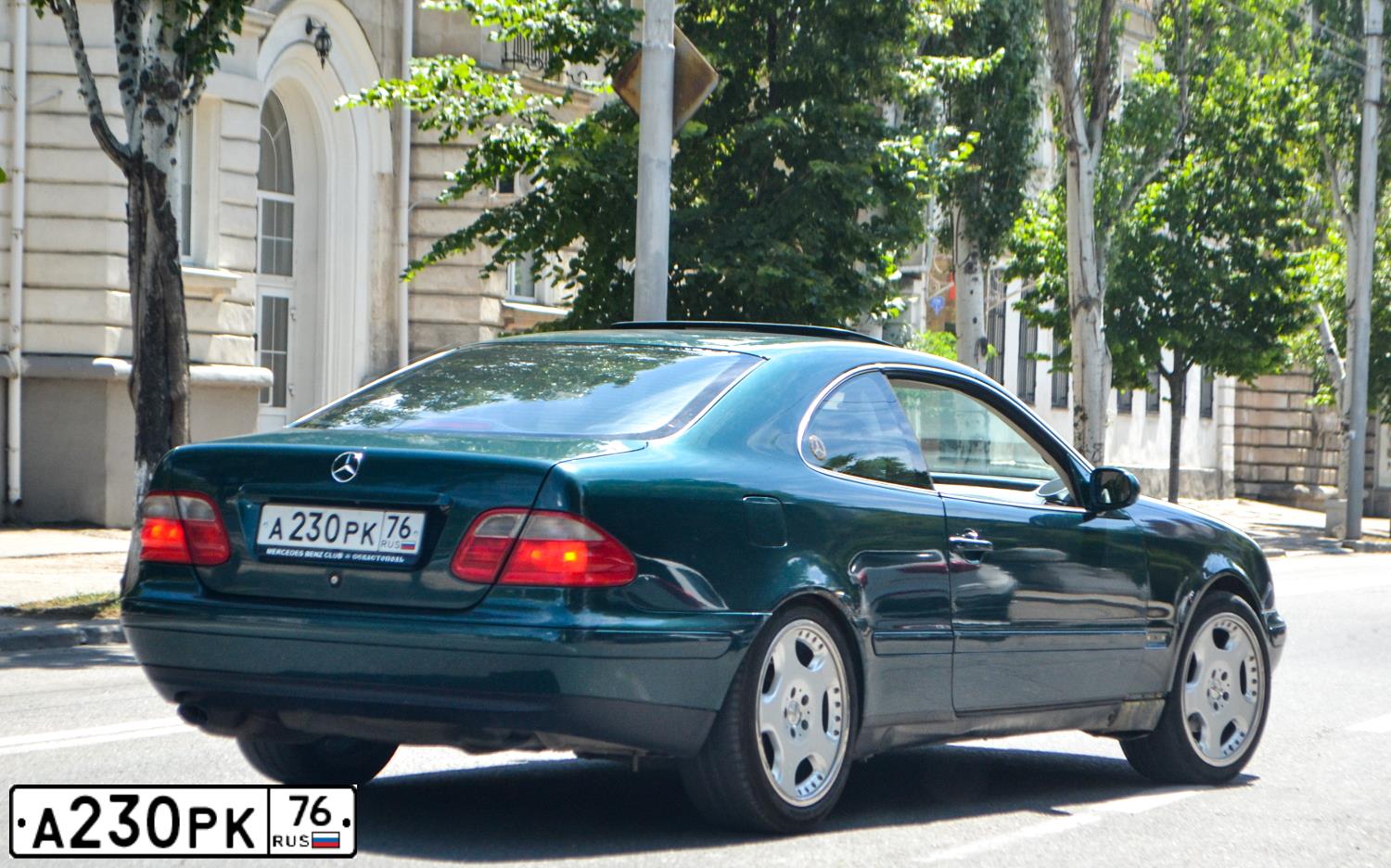 Фото автомобиля MERCEDES-BENZ CLK230, 1997 — госномер В506АО92