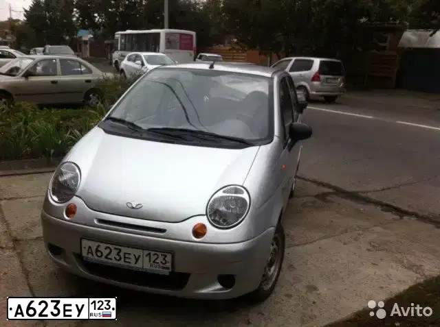 Фото автомобиля DAEWOO MATIZ, 2012 — госномер А623ЕУ123. Цвет: СЕРЕБРИСТЫЙ