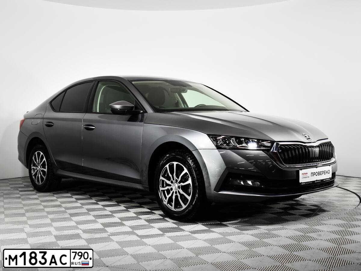 Фото автомобиля SKODA OCTAVIA, 2020 — госномер Р170УА40. Цвет: СЕРЫЙ