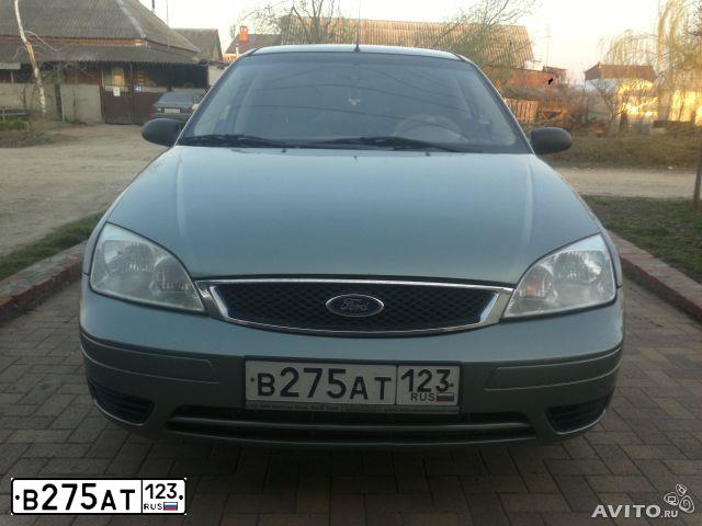 Фото автомобиля FORD FOCUS, 2005 — госномер В275АТ123. Цвет: СЕРО-ЗЕЛЕНЫЙ