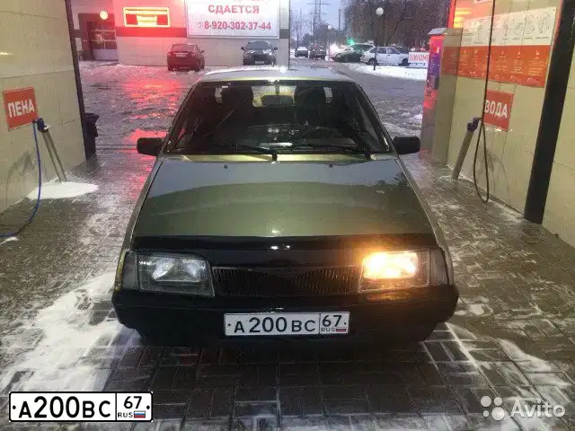 Фото автомобиля LADA 2109 SAMARA, 1999 — госномер С211МЕ67. Цвет: СЕРО-ЗЕЛЕНЫЙ