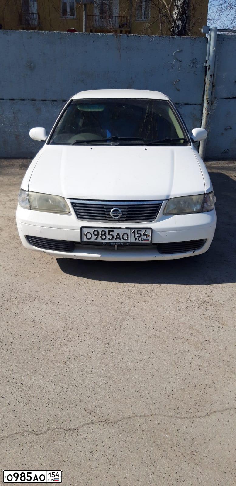 Фото автомобиля NISSAN SUNNY, 2002 — госномер Х460ТЕ124