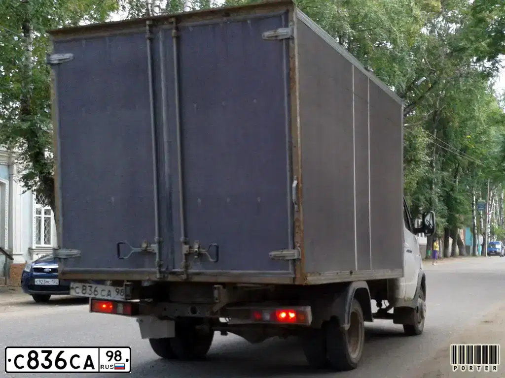 Фото автомобиля GAZ 3302 EL, 2007 — госномер С836СА98. Цвет: Белый