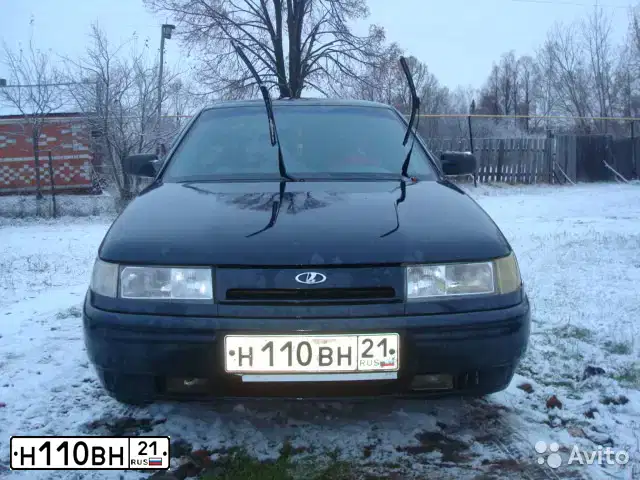 Фото автомобиля LADA 2110, 2007 — госномер Н110ВН21. Цвет: ГРАФИТОВЫЙ МЕТАЛЛИК