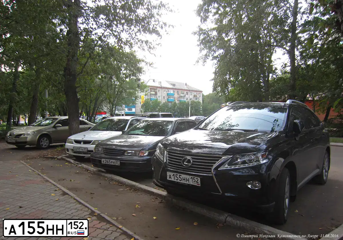 Фото автомобиля LEXUS RX, 2010 — госномер М161СХ152. Цвет: БЕЛЫЙ
