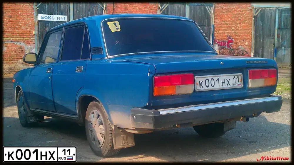 Фото автомобиля LADA 2107, 2004 — госномер Р265МО11