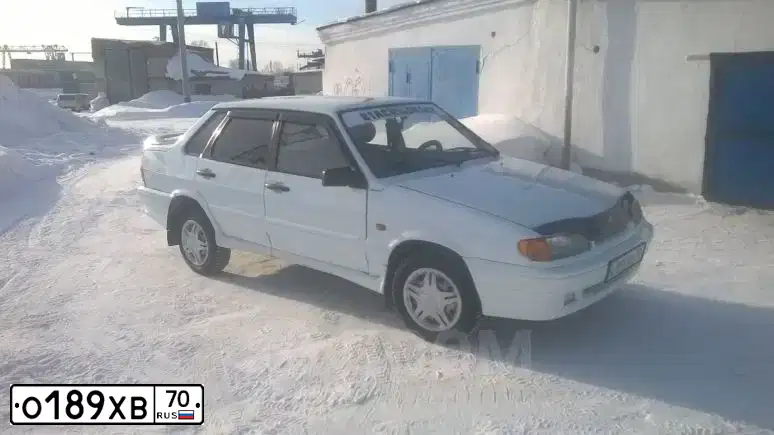 Фото автомобиля LADA 2115 SAMARA, 2001 — госномер О189ХВ70. Цвет: БЕЛЫЙ