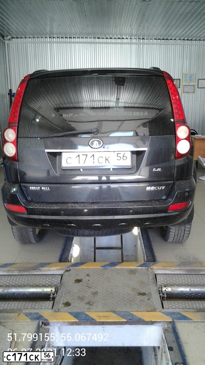 Фото автомобиля GREAT WALL H5, 2013 — госномер С171СК56. Цвет: ЧЕРНЫЙ