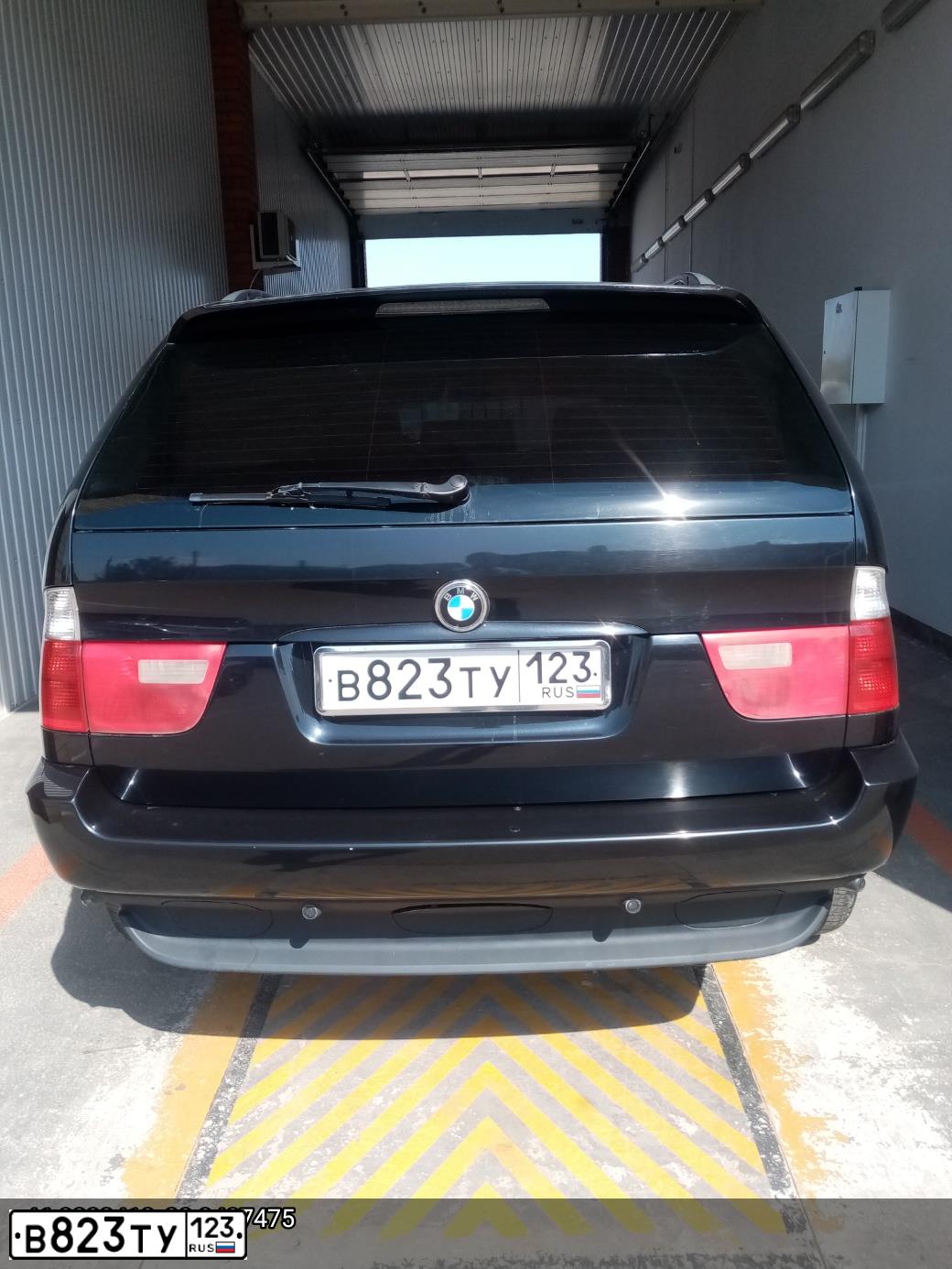 Фото автомобиля BMW X5, 2005 — госномер С705ЕО193. Цвет: ЧЕРНЫЙ